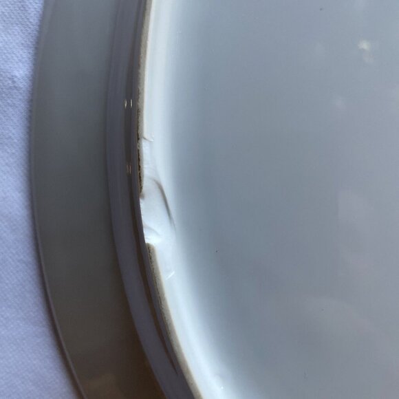 Noritake Handled Oval Platter With Gold Floral Design Made In Japan 14"x10" Eleg - Picture 8 of 9